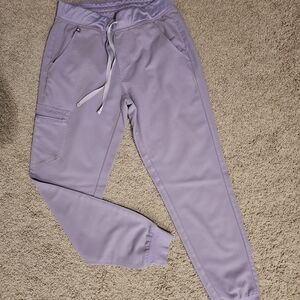 FIGS Lavender Dew High Waisted Zamora Joggers Size S